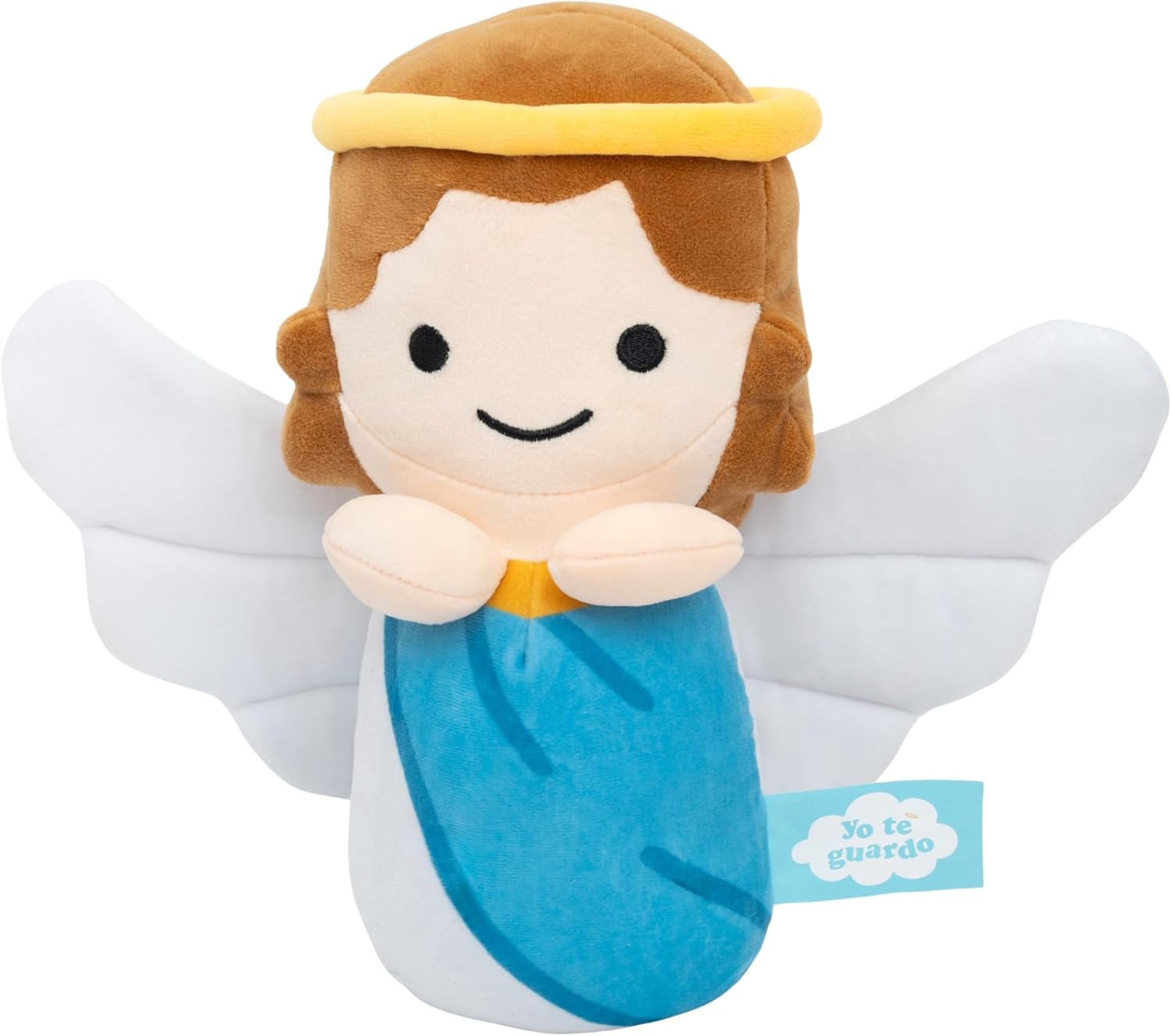 Pack Regalo Peluche Bebé Ángel 25cm y Cuento Infantil Personalizable – Regalo Bautizo Niño y Niña, Regalos Originales Bebés 1 Año, Cuentos Infantiles 3 años hasta 5 Años